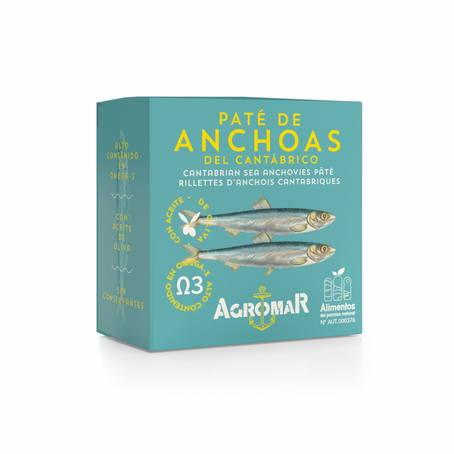 Paté de anchoas del Cantábrico Agromar 100g