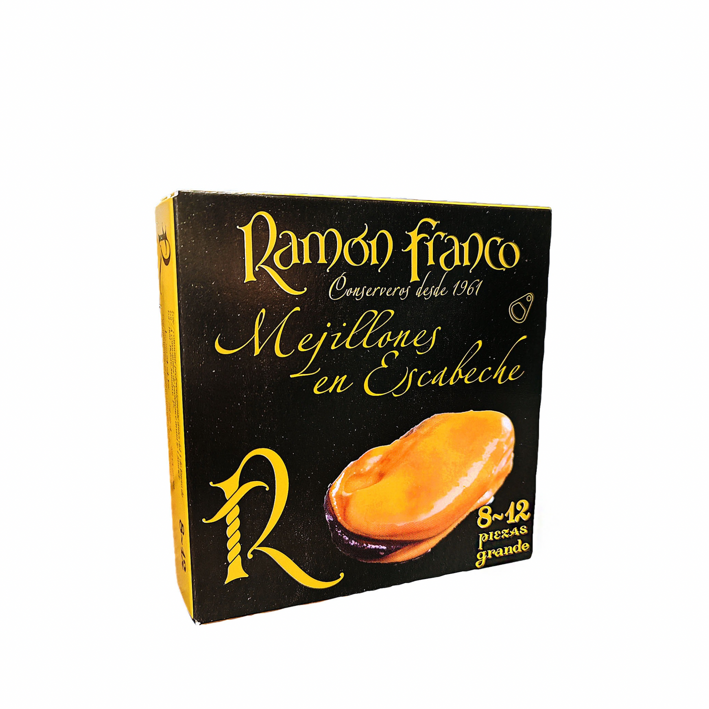 Mejillones en escabeche Ramón Franco 8/12 piezas grande