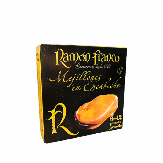 Mejillones en escabeche Ramón Franco 8/12 piezas grande