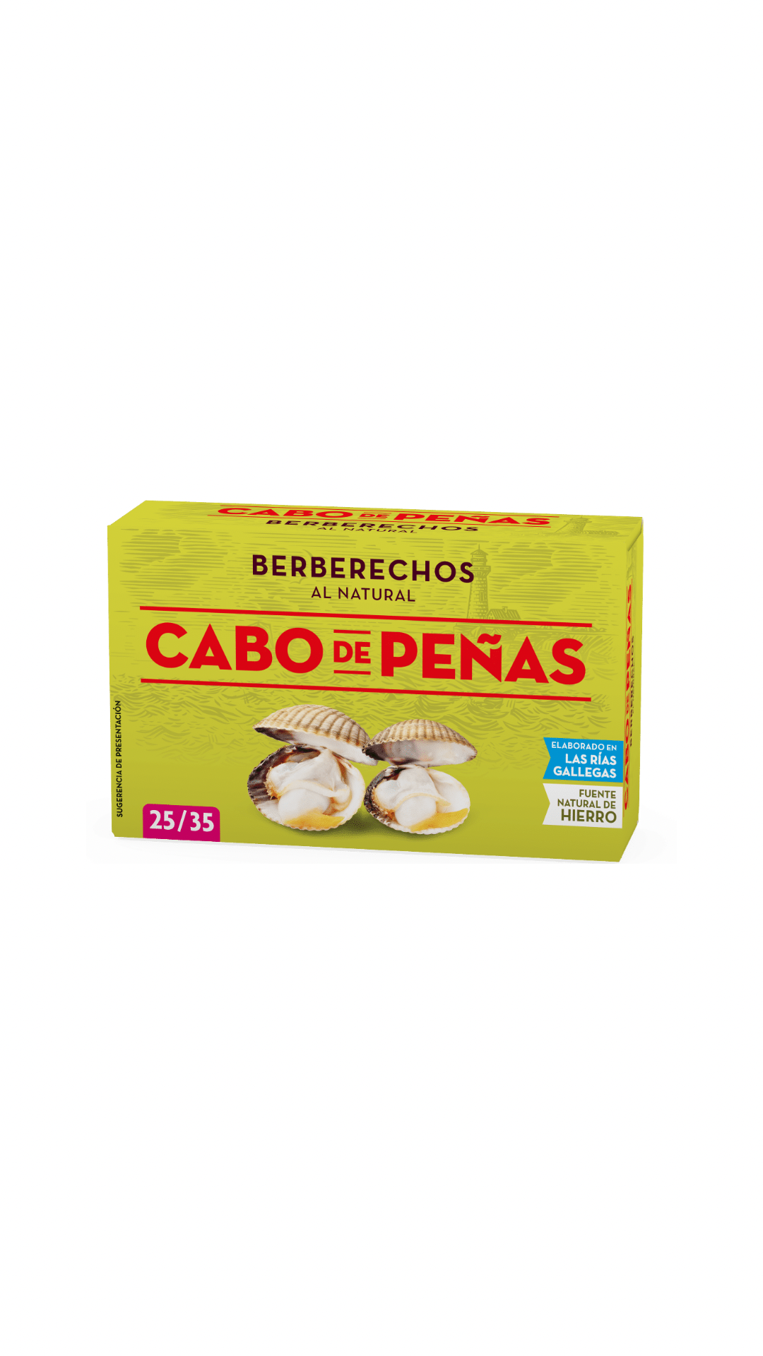 Berberechos al Natural Cabo de Peñas 25/35 85g
