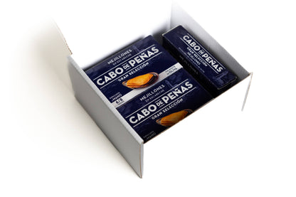 MEJILLONES EN ESCABECHE CABO DE PEÑAS 6/8 PIEZAS PACK 5 LATAS